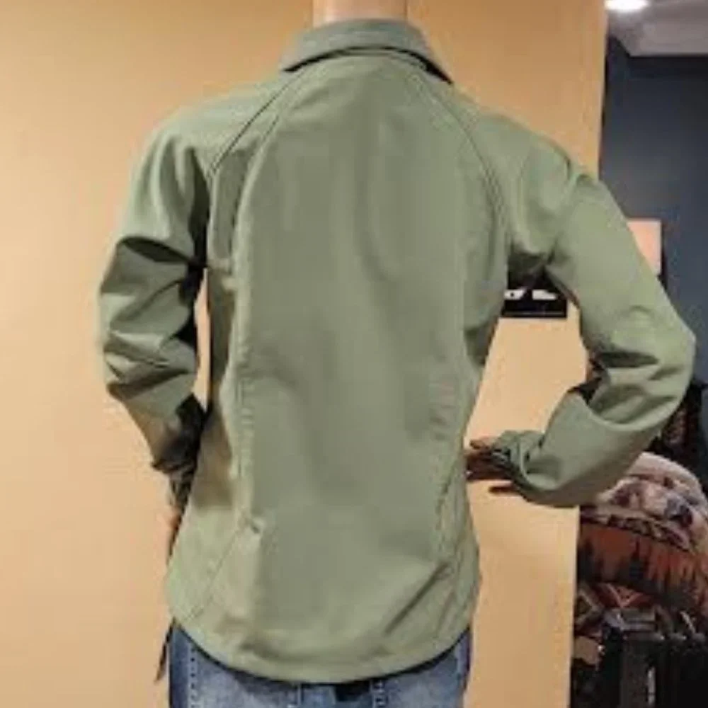 Black Diamond Women's Softshell Jacket, Green, Zip Pockets, Small - Picture 6 of 9